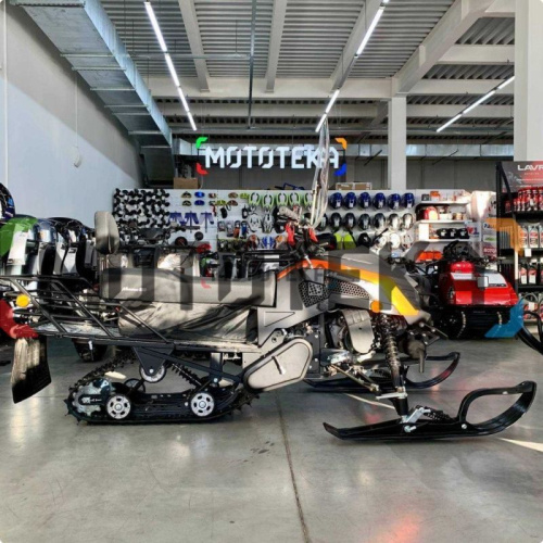 Снегоход MotoLand (Мотолэнд) SnowFox S 200 оранжевый (машинокомплект) фото 3