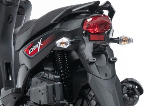 Скутер SYM (Сим) CROX 125 чёрный с ПТС фото 3