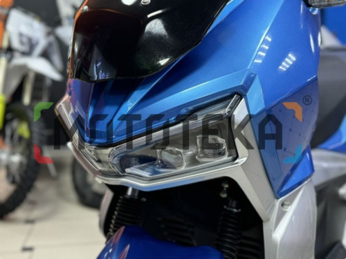 Скутер Мотомир TRACER ADV 50cc (125) синий фото 5