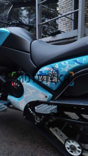 Снегоход Wels (Велс) 200RS белый (машинокомплект) фото 6