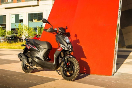 Скутер SYM (Сим) CROX 125 чёрный с ПТС фото 10