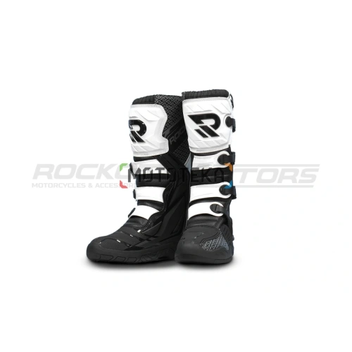 Мотоботы ROCKOT (Рокот) RX9, белый/чёрный, 39
