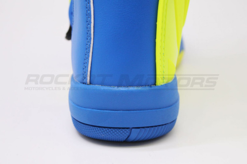 Мотоботы кроссовые SCOYCO (Скойко) MBM009 лайм/синий 42 фото 9