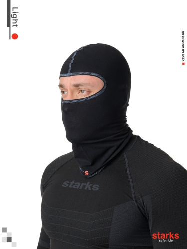 Подшлемник STARKS (Старкс) Light Чёрный/Серый фото 4