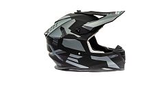 Шлем мото кроссовый GTX 633 (XL) #7 BLACK/GREY