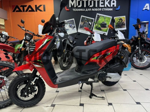 Скутер Мотомир Wizard LED 49.5 (150) красный фото 13