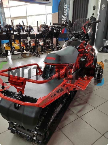 Снегоход IRBIS (Ирбис) SF 200 L Long чёрный/красный с ПСМ фото 21