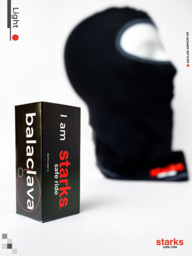 Подшлемник STARKS (Старкс) Light Чёрный/Серый фото 6