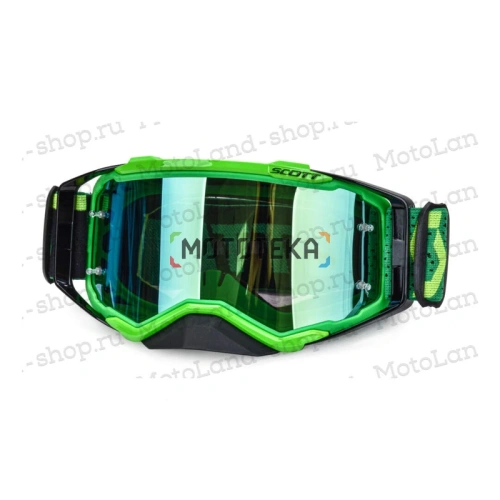 Очки мотокросс SCOTT №3 black/green