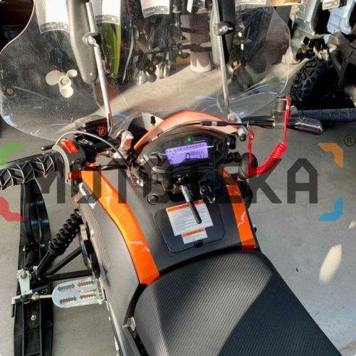 Снегоход MotoLand (Мотолэнд) SnowFox S 200 оранжевый (машинокомплект) фото 8