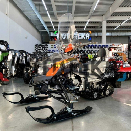 Снегоход MotoLand (Мотолэнд) SnowFox S 200 оранжевый (машинокомплект) фото 10