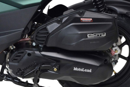 Скутер MotoLand (Мотолэнд) TANK 150 зелёный с ПТС фото 13