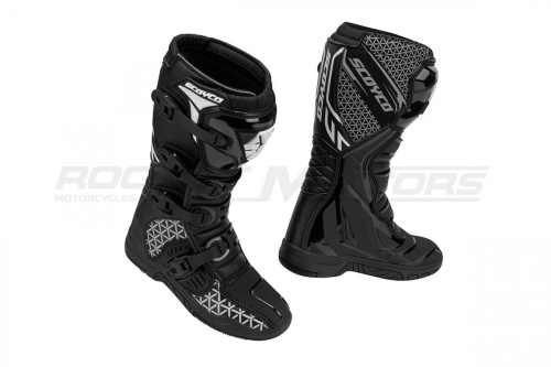 Мотоботы кроссовые SCOYCO (Скойко) MBM009 чёрный 44 фото 2