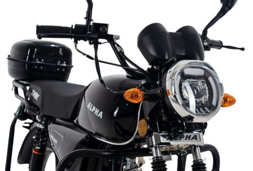 Мопед TMBK ALPHA 50 (110) Black фото 5