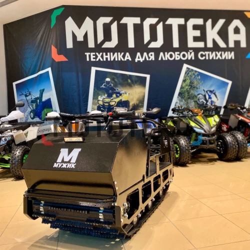 Мотобуксировщик Мужик LUXE М600 1450. 17 л.с.. катковая фото 15