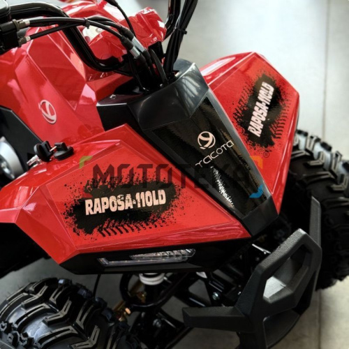 Квадроцикл детский YACOTA (Якота) RAPOSA 110 красный (машинокомплект) фото 10