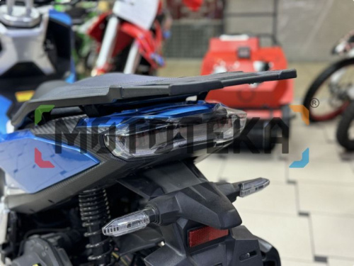 Скутер Мотомир TRACER ADV 50cc (125) синий фото 4