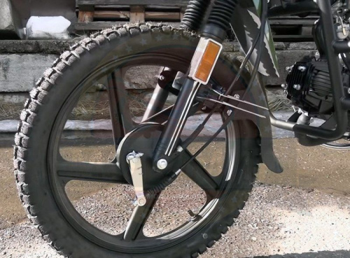 Мопед Мотомир CROSSTRACK (исполнение типа Лесник) зелёный фото 5