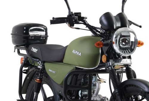 Мопед TMBK ALPHA 50 (110) Army Green фото 5
