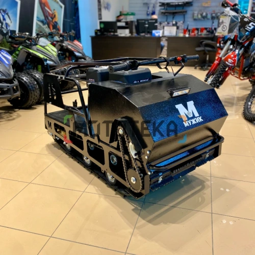 Мотобуксировщик Мужик LUXE М600 1450. 17 л.с.. катковая фото 17