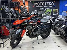 Мотоцикл дорожный Zontes (Зонтес) ZT350 - T (4T ZT184MP EFI) 19/17 (2023 г.) оранжевый с ПТС