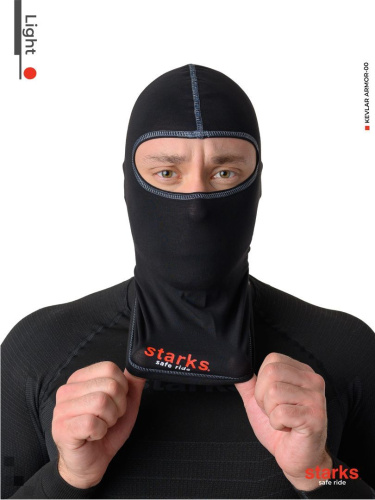 Подшлемник STARKS (Старкс) Light Чёрный/Серый фото 2