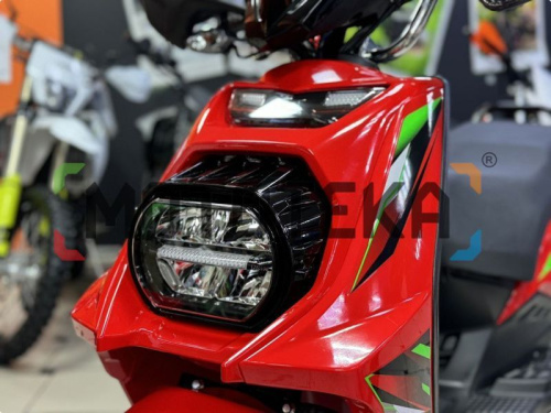 Скутер Мотомир Wizard LED 49.5 (150) красный фото 11