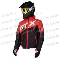 Куртка для снегохода GTX №2 black-red (текстиль) (S)