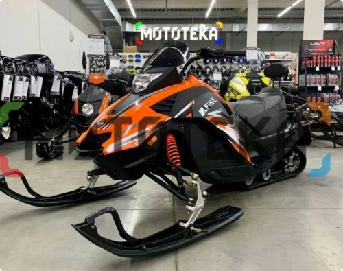 Снегоход Мотомир COMPASS 200 оранжевый (машинокомплект) фото 2