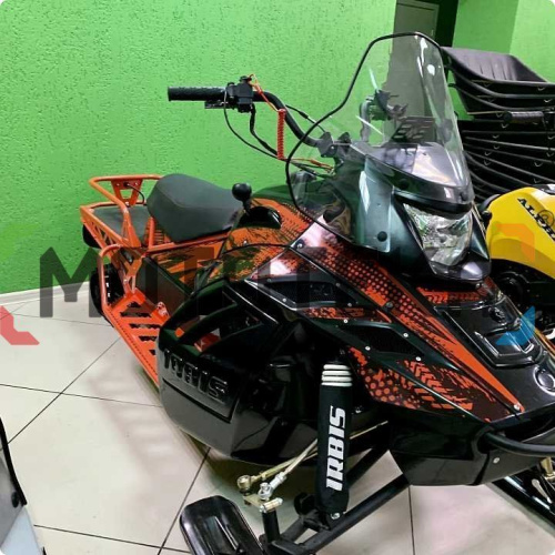 Снегоход IRBIS (Ирбис) SF 200 L Long чёрный/красный с ПСМ фото 4