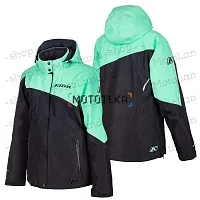 Куртка для снегохода (женская) KLIM ALLURE №4 black-green (текстиль) (M)