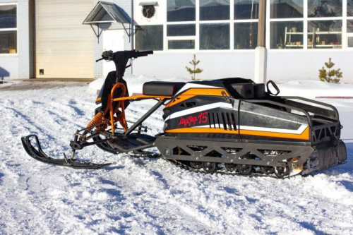 Мотобуксировщик IRBIS (Ирбис) Мухтар 15 с реверсом и лыжным модулем фото 7