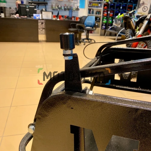 Мотобуксировщик Мужик LUXE М600 1450. 17 л.с.. катковая фото 14