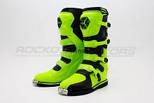 Мотоботы кроссовые SCOYCO (Скойко) MBM006 лайм/чёрный 46