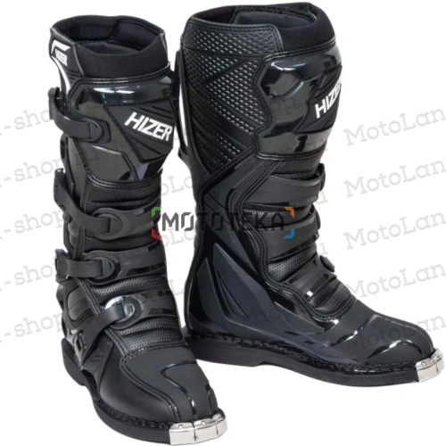 Мотоботинки HIZER (Хайзер) X2401 black (р. 42)