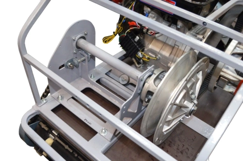 Мотобуксировщик - мотособака KOiRA (Койра) Богатырь 20. ДВС 20 л/с с ручным стартером. фото 4