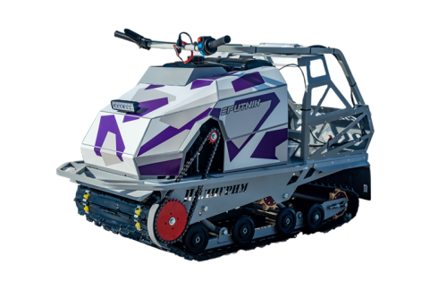 Мотобуксировщик Спутник Пилигрим стандарт 15 л.с.. катковая фото 4