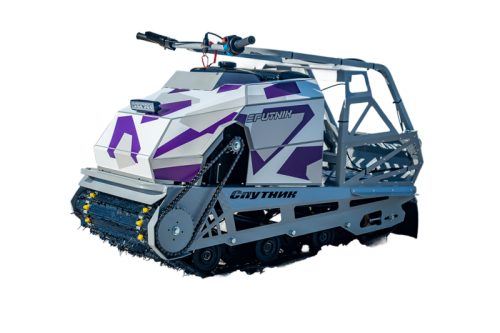 Мотобуксировщик Спутник PRO стандарт 15 л.с.. катковая фото 4