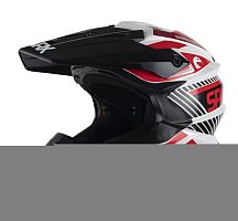 Шлем мото кроссовый SPARX Fenix Gravity (JK6803) бело-красный 3XL