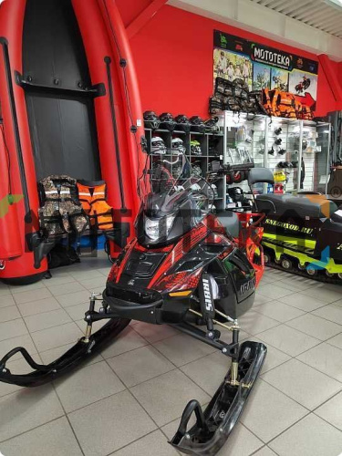 Снегоход IRBIS (Ирбис) SF 200 L Long чёрный/красный с ПСМ фото 11