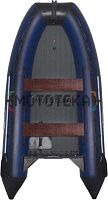 Лодка ПВХ SMarine (Смарин) AIR MAX - 380 (тёмно - синий/чёрный)