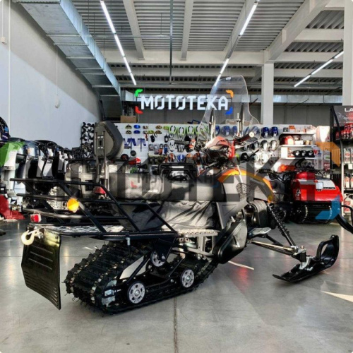 Снегоход MotoLand (Мотолэнд) SnowFox S 200 оранжевый (машинокомплект) фото 5