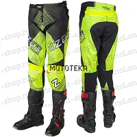 Штаны для мотокросса HIZER (Хайзер) / Neon-Green/White (XL)