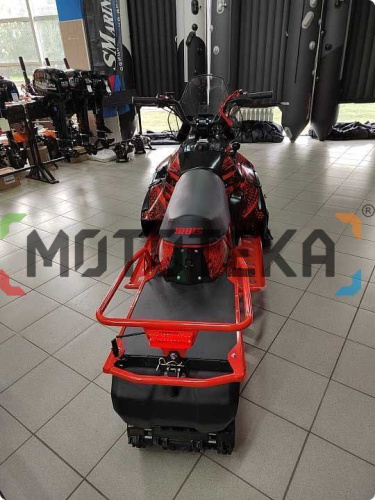 Снегоход IRBIS (Ирбис) SF 200 L Long чёрный/красный с ПСМ фото 23