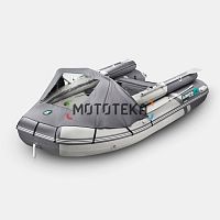 Лодка ПВХ GLADIATOR (Гладиатор) E 380 X PRO светло-серый/тёмно-серый