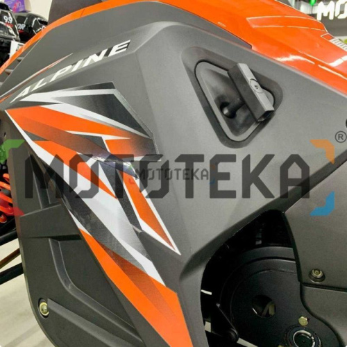 Снегоход MotoLand (Мотолэнд) ALPINE 200 оранжевый (машинокомплект) фото 9