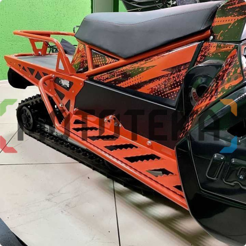 Снегоход IRBIS (Ирбис) SF 200 L Long чёрный/красный с ПСМ фото 5