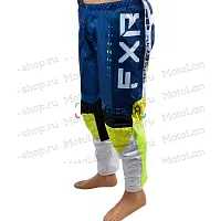 Штаны для мотокросса FXR №3 (XL) blue/yellow/white