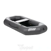 Лодка ПВХ Тонар Бриз 190 (гребки + жесткое сиденье) серый