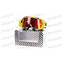 Очки Мотокросс GTX 5019 желтые